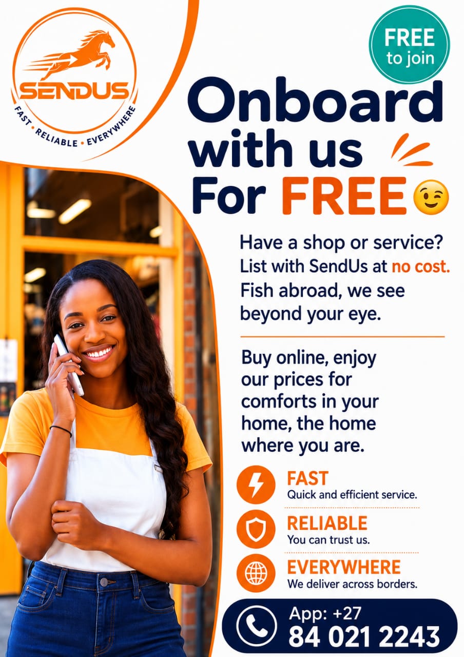 Onboard your shop or service with SendUs for free